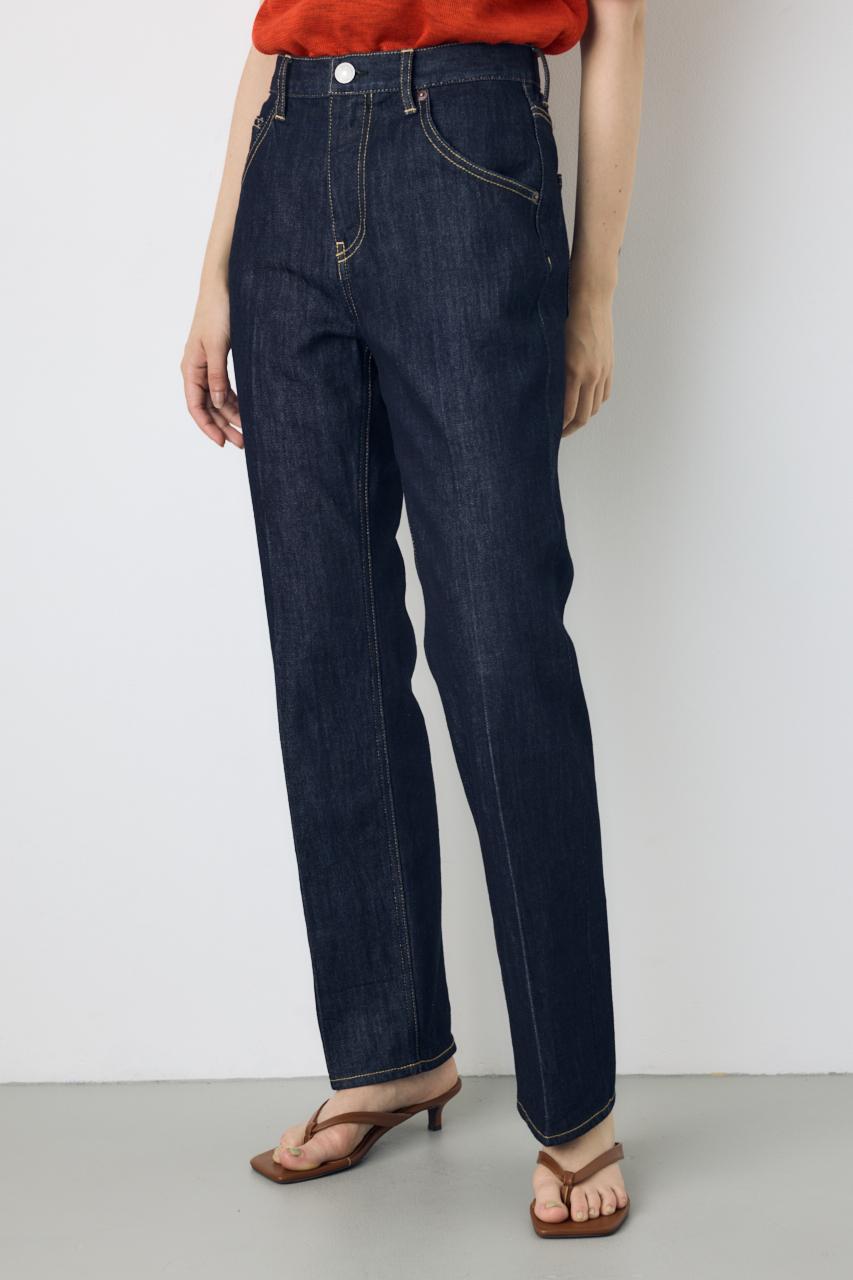 AZUL DENIM センタープレスストレートデニム
