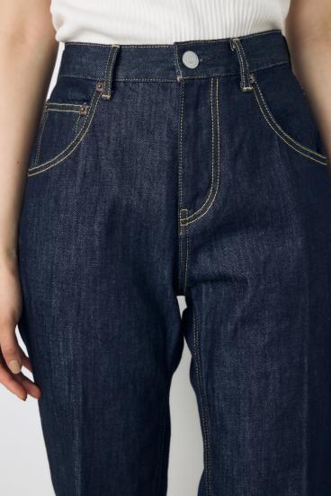 【WEB限定】AZUL DENIM センタープレスストレートデニム ロング丈 詳細画像