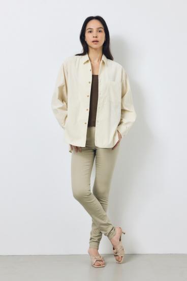 コーデュロイリラックスポケットシャツ 詳細画像