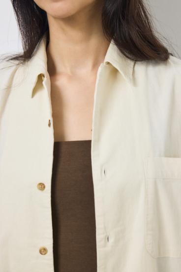 コーデュロイリラックスポケットシャツ 詳細画像