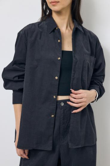 コーデュロイリラックスポケットシャツ