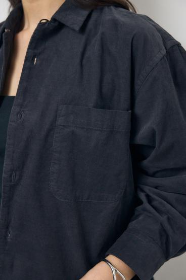 コーデュロイリラックスポケットシャツ 詳細画像