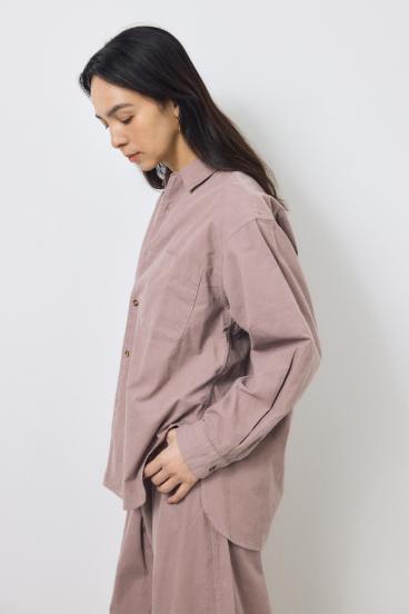 コーデュロイリラックスポケットシャツ 詳細画像