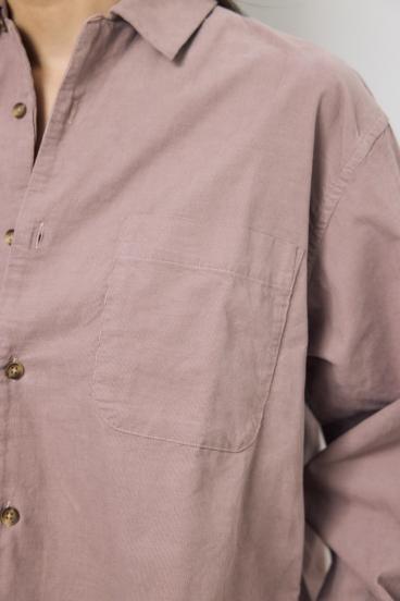 コーデュロイリラックスポケットシャツ 詳細画像