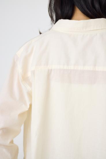 ベーシックコットンシアーシャツ 詳細画像