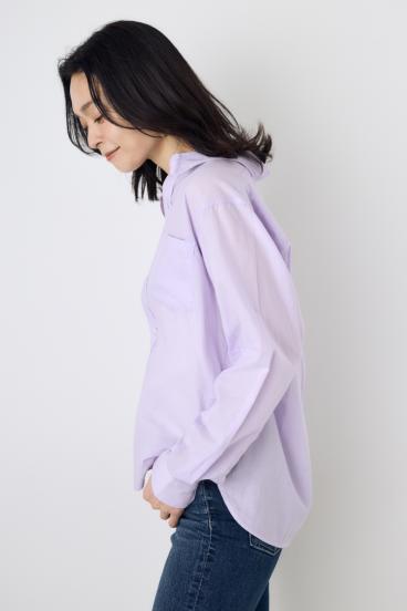 ベーシックコットンシアーシャツ 詳細画像