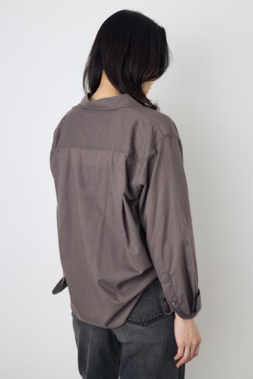 ベーシックコットンシアーシャツ 詳細画像