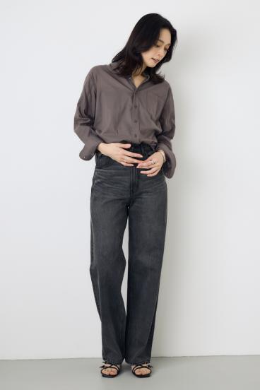 ベーシックコットンシアーシャツ 詳細画像