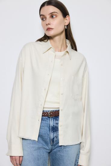 アーバンチェックフリンジショートシャツ