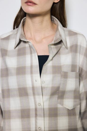 アーバンチェックフリンジショートシャツ 詳細画像