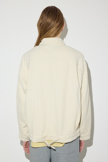 【SS先行アイテム】【着丈バリエ】コットンリネンプリーツブルゾン 詳細画像