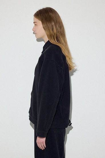 【SS先行アイテム】【着丈バリエ】コットンリネンプリーツブルゾン 詳細画像