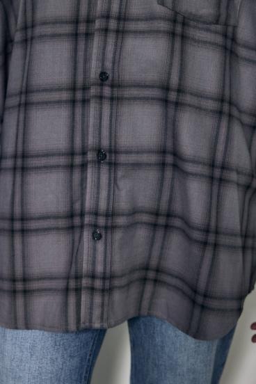 アーバンチェックオーバールーズシャツ 詳細画像