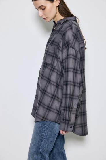 アーバンチェックオーバールーズシャツ 詳細画像