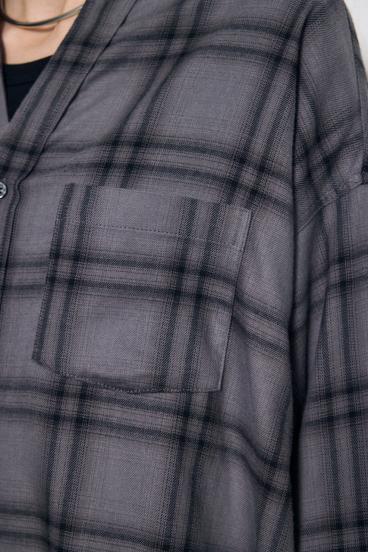 アーバンチェックオーバールーズシャツ 詳細画像