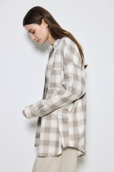 アーバンチェックオーバールーズシャツ 詳細画像