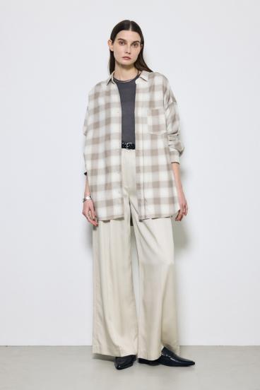 アーバンチェックオーバールーズシャツ 詳細画像