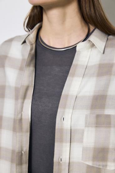 アーバンチェックオーバールーズシャツ 詳細画像