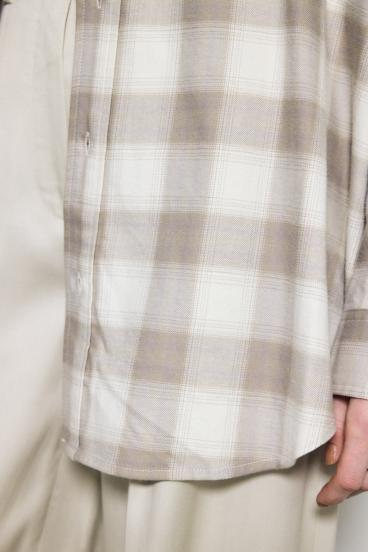 アーバンチェックオーバールーズシャツ 詳細画像