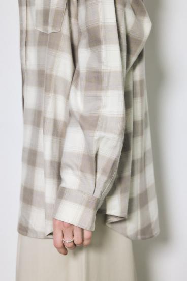 アーバンチェックオーバールーズシャツ 詳細画像