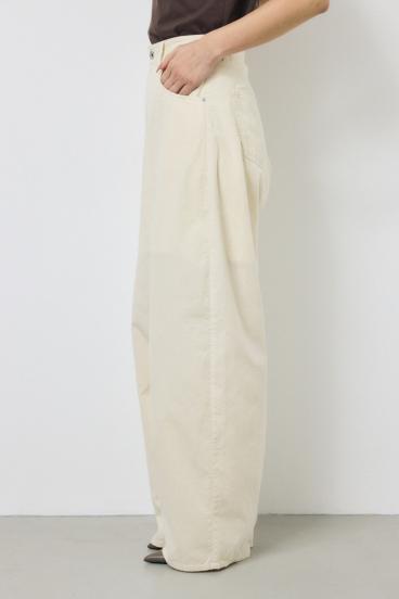 コーデュロイ カーブワイドパンツ 詳細画像