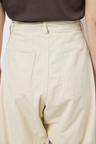 コーデュロイ カーブワイドパンツ 詳細画像