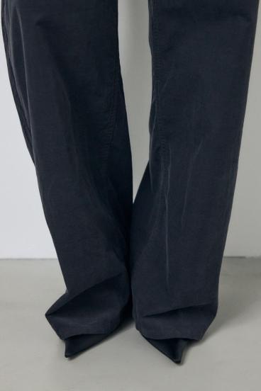 コーデュロイ カーブワイドパンツ 詳細画像