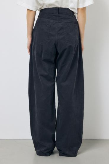 コーデュロイ カーブワイドパンツ 詳細画像