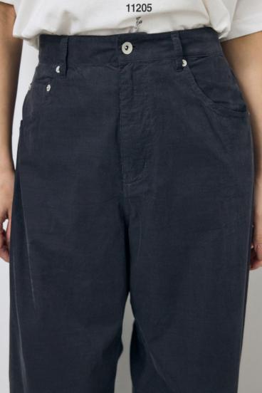 コーデュロイ カーブワイドパンツ 詳細画像