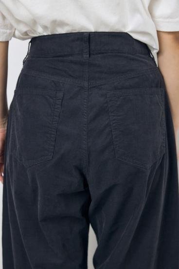 コーデュロイ カーブワイドパンツ 詳細画像