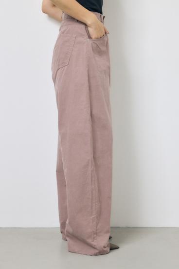コーデュロイ カーブワイドパンツ 詳細画像
