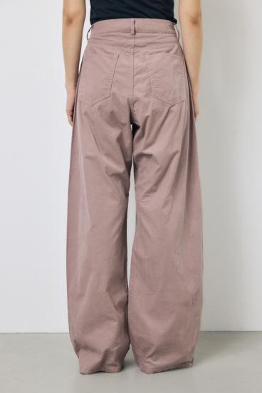 コーデュロイ カーブワイドパンツ 詳細画像