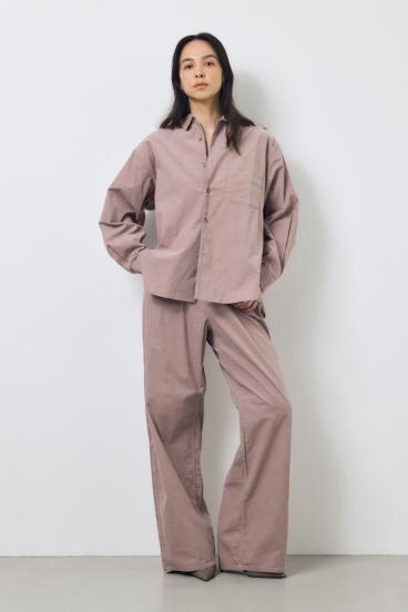 コーデュロイ カーブワイドパンツ 詳細画像