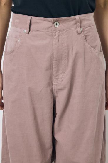 コーデュロイ カーブワイドパンツ 詳細画像