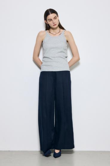 セルロースタックワイドパンツ 詳細画像