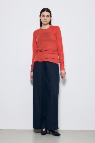 セルロースタックワイドパンツ 詳細画像