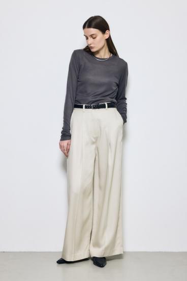 セルロースタックワイドパンツ 詳細画像