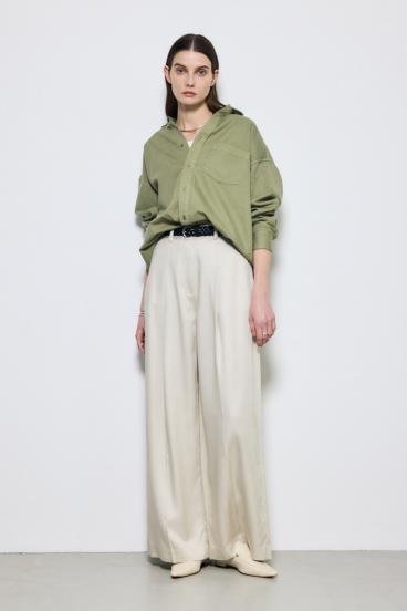 セルロースタックワイドパンツ 詳細画像