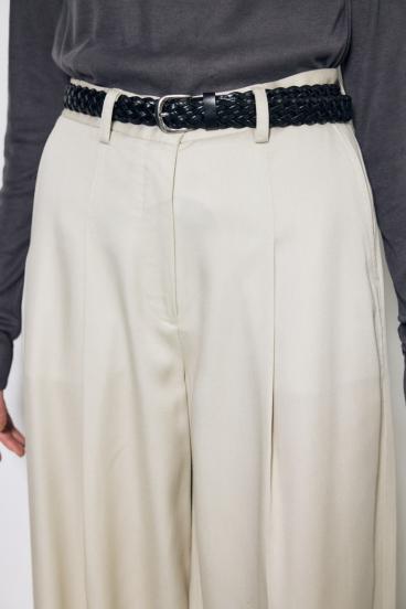 セルロースタックワイドパンツ 詳細画像