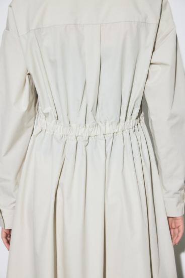 ウエストマークロングシャツワンピース 詳細画像