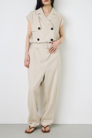 リネントレンチオールインワン 詳細画像