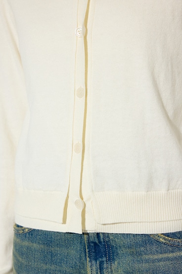 【SS先行アイテム】カシミヤミックスレイヤードニットカーディガン 詳細画像