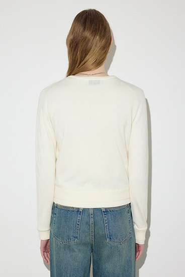 【SS先行アイテム】カシミヤミックスレイヤードニットカーディガン 詳細画像