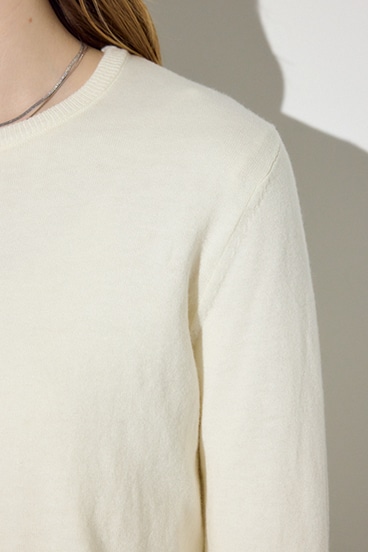 【SS先行アイテム】カシミヤミックスレイヤードニットカーディガン 詳細画像