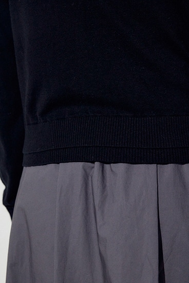 【SS先行アイテム】カシミヤミックスレイヤードニットカーディガン 詳細画像