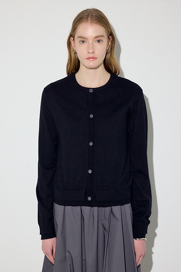 【SS先行アイテム】カシミヤミックスレイヤードニットカーディガン 詳細画像