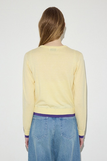 【SS先行アイテム】カシミヤミックスレイヤードニットカーディガン 詳細画像