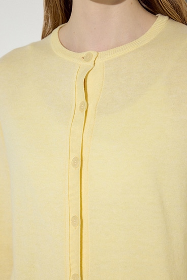 【SS先行アイテム】カシミヤミックスレイヤードニットカーディガン 詳細画像