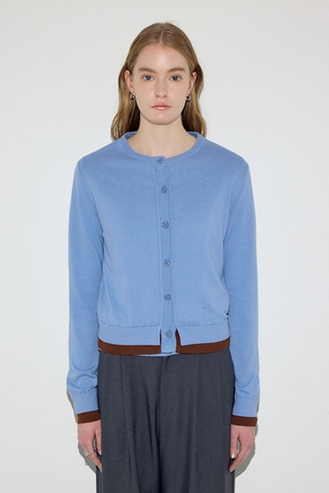 【SS先行アイテム】カシミヤミックスレイヤードニットカーディガン 詳細画像