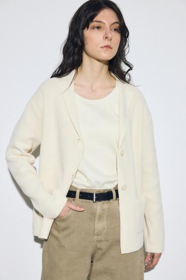 ニットテーラードジャケット